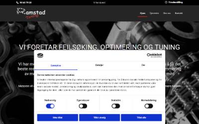 Website preview for Ramstad Tuning
