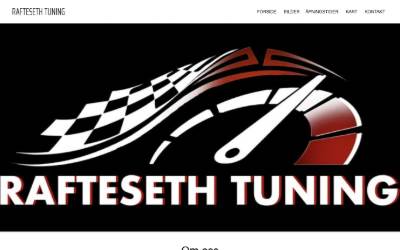 Website preview for Rafteseth Tuning