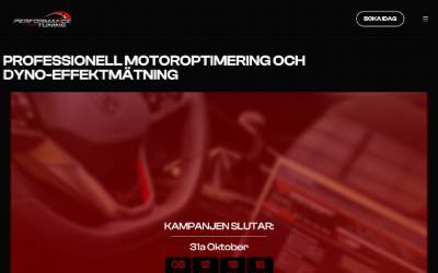 Top of the website for Performance Tuning