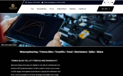 Top of the website for TPM Motorsport Chiptuning Chiptrim - Motoroptimering I Tomelilla I Ystad I Simrishamn