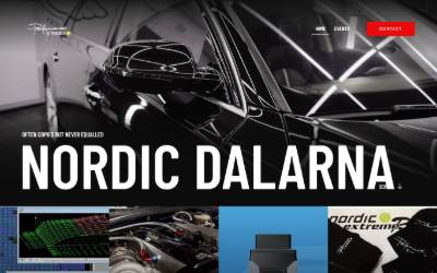 Website preview for Nordictuning Dalarna