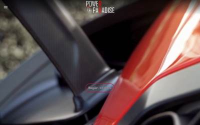 Top of the website for PowerParadise Motoroptimering