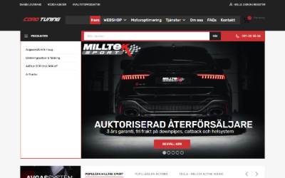 Top of the website for Coro Tuning