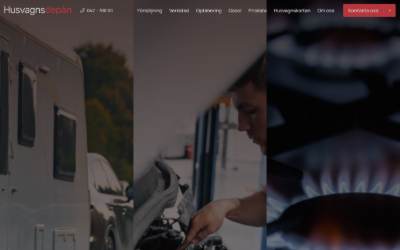 Top of the website for HD optimering