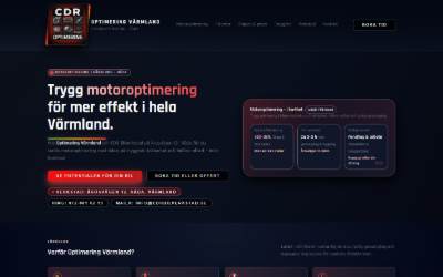Website preview for Optimering varmland