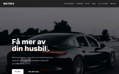 Top of the website for FIX PERFORMANCE