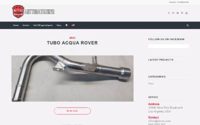 Website preview for Mittiga Tuning