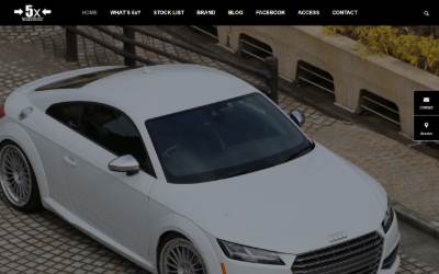 Website preview for 5x