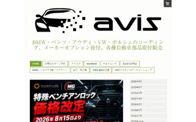 Website preview for avis ,Inc.