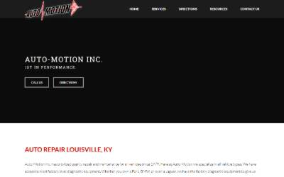 Website preview for Auto-Motion