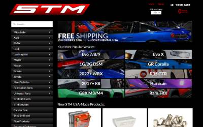 Website preview for STM Tuned Inc