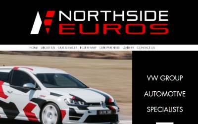 Website preview for Northside European