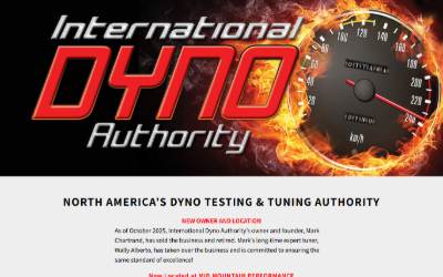 Website preview for International Dyno Authority