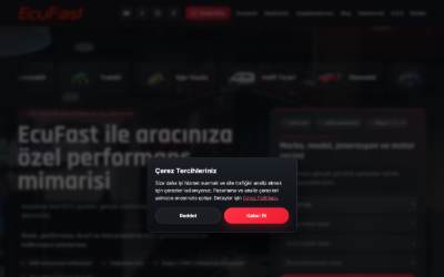 Top of the website for EcuFast
