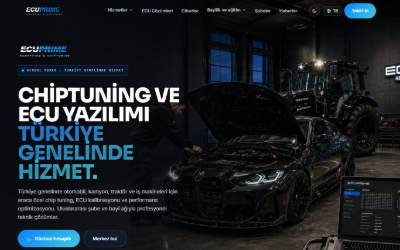 Top of the website for Prime Chiptuning