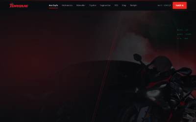Top of the website for Torque Performans