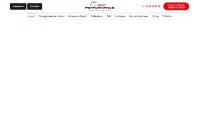 Top of the website for ADP Performance