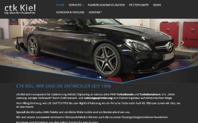 Top of the website for ctk Kiel