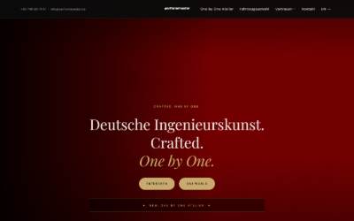 Top of the website for performmaster