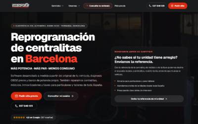 Top of the website for Doctorchip