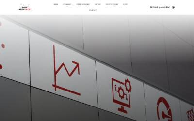 Top of the website for Biesse Racing Bergamo