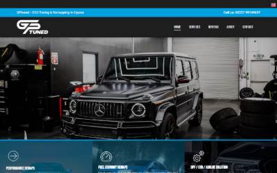 Top of the website for GPtuned