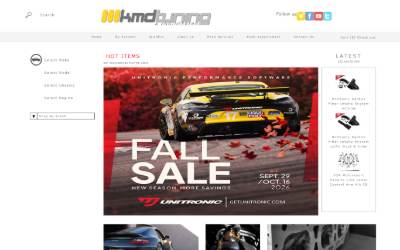 Website preview for KMD Tuning & Engineering