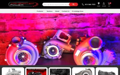 Website preview for Calibrated Power Solutions
