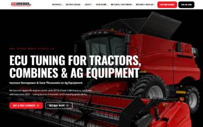 Website preview for CC Diesel Performance