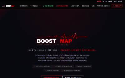 Top of the website for BoostMap