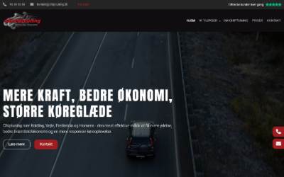 Top of the website for SDMChiptuning