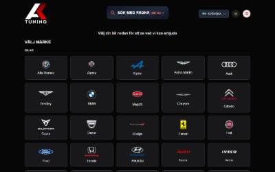 Top of the website for AK-Tuning