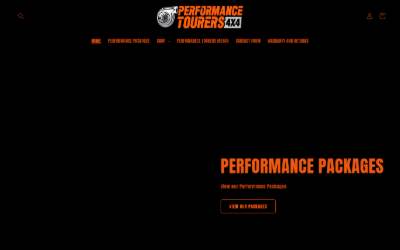 Website preview for Performance Tourers 4x4