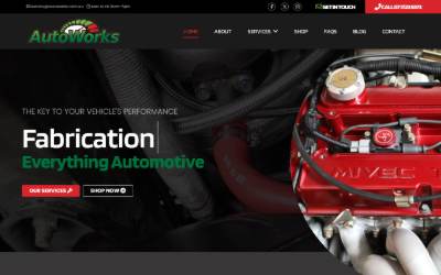 Website preview for AUTOWORKS