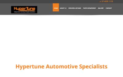 Website preview for Hypertune