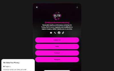 Website preview for Elite Performance & Tuning