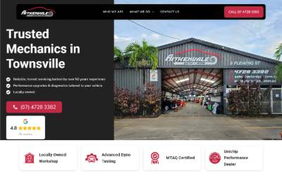 Website preview for Aitkenvale Auto & Dyno