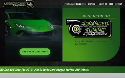 Website preview for Advanced Tuning & Performance