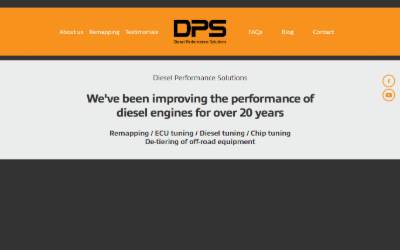 Website preview for Diesel Performance Solutions