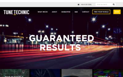 Website preview for Tune Technic