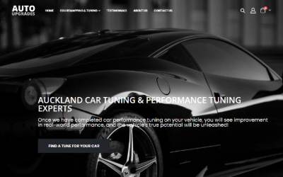 Website preview for Auto Upgrades Performance Tuning