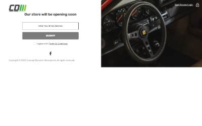 Website preview for Concept Dynamic Motorsports