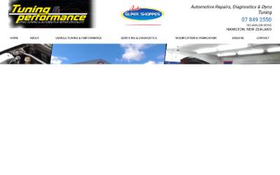 Website preview for Tuning & Performance Auto Super Shoppe