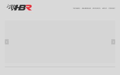 Website preview for HBR - Harman Brothers Racing