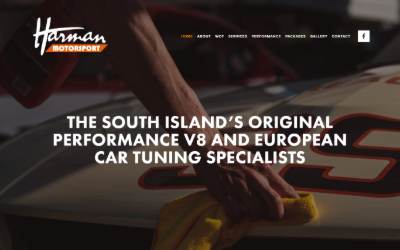 Website preview for Harman Motors Ltd