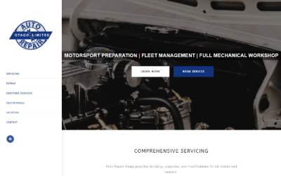 Website preview for Auto Repair Otago