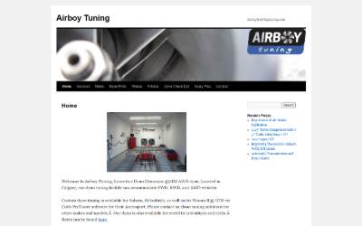 Website preview for Airboy Tuning
