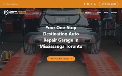 Website preview for YST TUNING Auto Mechanic