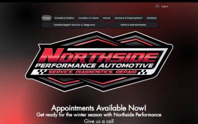 Website preview for Northside Performance Automotive
