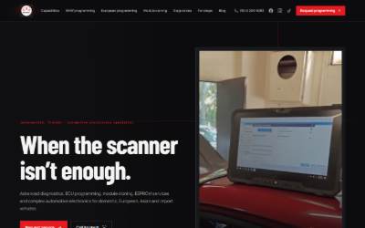 Website preview for Bricked! ECU Programming & Auto Diagnostics